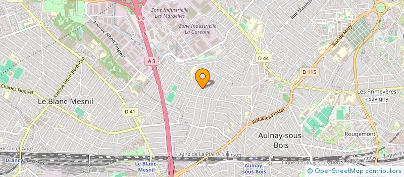 localisation de l'entreprise MONSIEUR WELINGTON MENESES OLIVEIRA  AULNAY-SOUS-BOIS