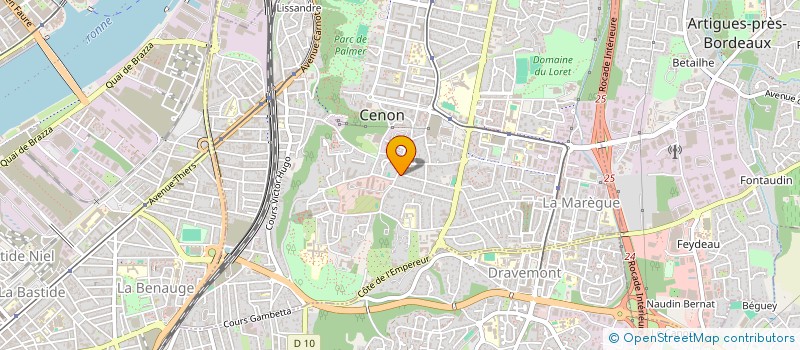 localisation de l'entreprise MONSIEUR WELITON RODRIGUES BARRETO FERNANDES  CENON