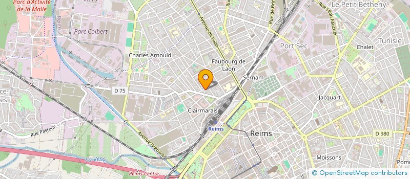 localisation de l'entreprise MONSIEUR WELLINGTON DE OLIVEIRA PINHEIRO  REIMS