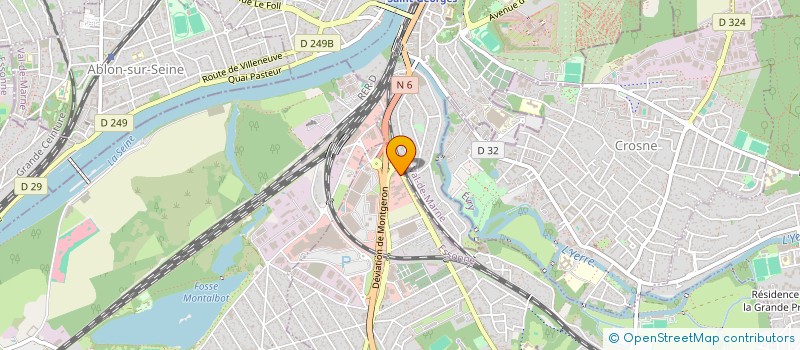 localisation de l'entreprise MONSIEUR WELLINGTON POMBO SILVA  MONTGERON