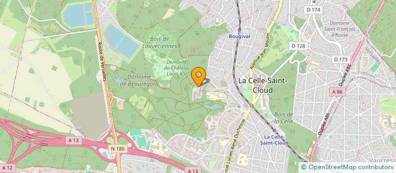 localisation de l'entreprise MONSIEUR WELLS JEAN-LOUIS  LA CELLE-SAINT-CLOUD