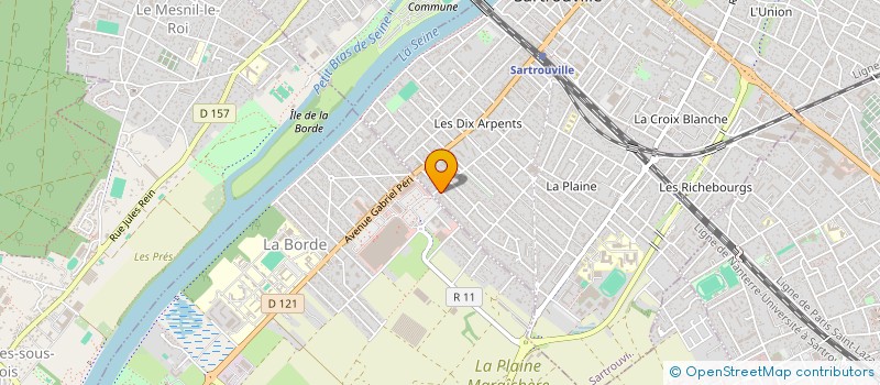 localisation de l'entreprise MONSIEUR WELTON GOMEZ SYLVA à SARTROUVILLE