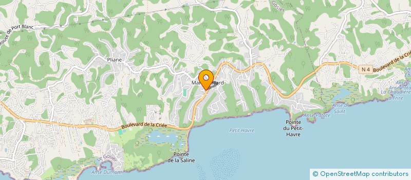 localisation de l'entreprise MONSIEUR WELVINE MOUEZA  LE GOSIER