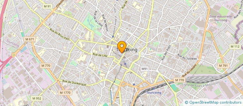 localisation de l'entreprise MONSIEUR WEN CHAO ZHANG à TOURCOING