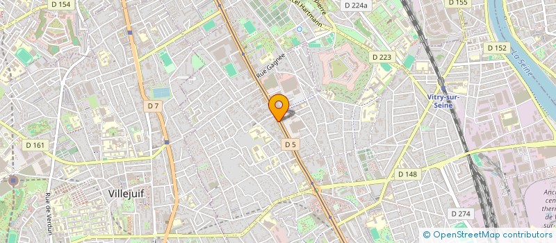 localisation de l'entreprise MONSIEUR WENBING HUANG  VITRY-SUR-SEINE