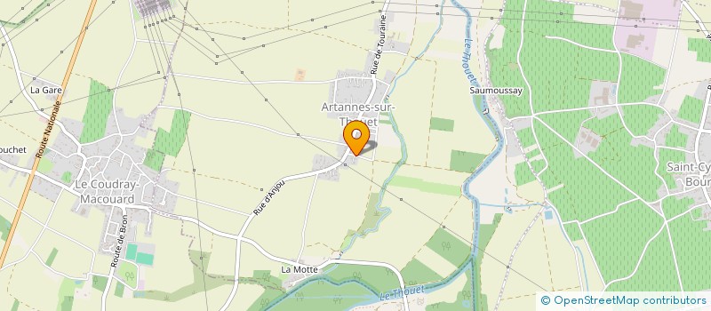 localisation de l'entreprise MONSIEUR WENCESLAS AUBOURG  ARTANNES-SUR-THOUET