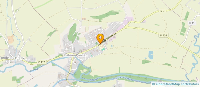 localisation de l'entreprise MONSIEUR WENCESLAS MICHAUD  CHATEAU-PORCIEN