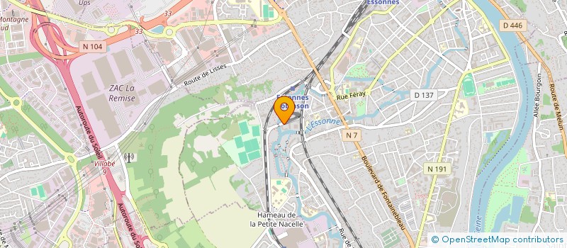localisation de l'entreprise MONSIEUR WENDAY CISSE à CORBEIL-ESSONNES