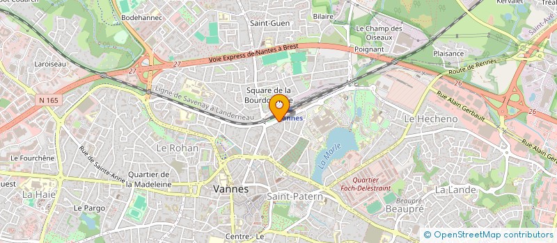 localisation de l'entreprise MONSIEUR WENDE EGUIENTA à VANNES