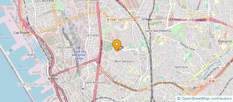 localisation de l'entreprise MONSIEUR WENDJELE BANACK à MARSEILLE 14