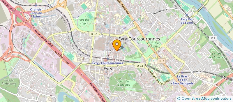 localisation de l'entreprise MONSIEUR WENDKOUNI ZIDA à EVRY-COURCOURONNES