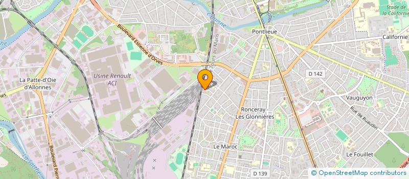 localisation de l'entreprise MONSIEUR WENDY BERGEOT  LE MANS