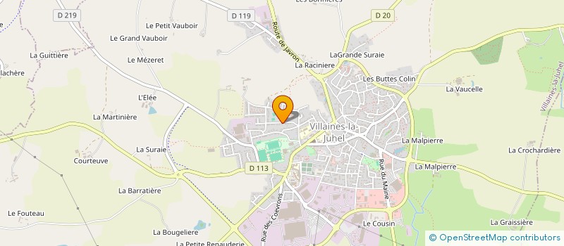 localisation de l'entreprise MONSIEUR WENDY LECOUSTRE  VILLAINES-LA-JUHEL