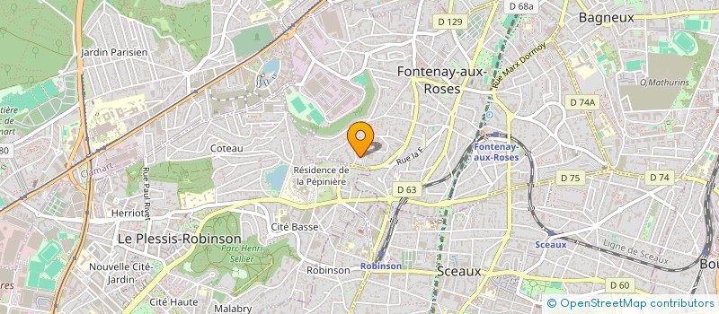 localisation de l'entreprise MONSIEUR WENDY MARIGNY-CARPE à FONTENAY-AUX-ROSES