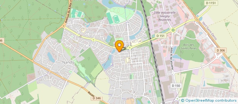 localisation de l'entreprise MONSIEUR WENDY PIETRUS  SAVIGNY-LE-TEMPLE