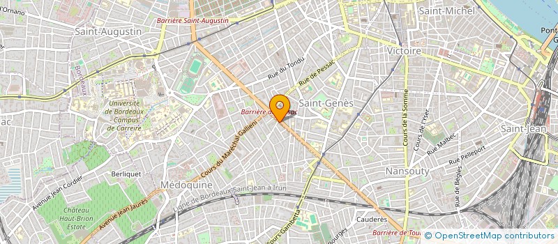 localisation de l'entreprise MONSIEUR WENHAO XIA  TALENCE