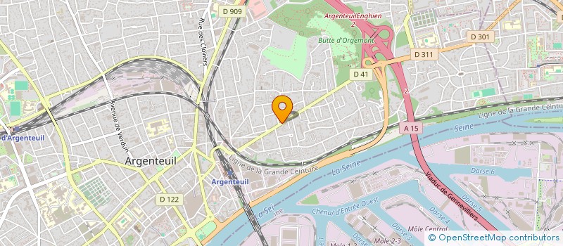 localisation de l'entreprise MONSIEUR WENLIANG SUN  ARGENTEUIL