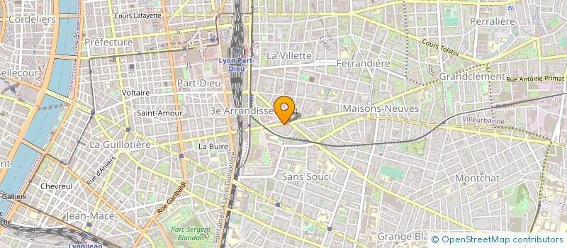 localisation de l'entreprise MONSIEUR WENQIANG CHENG  LYON