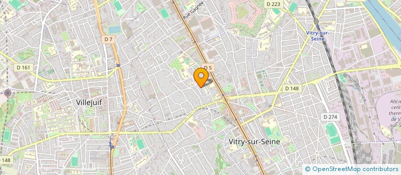 localisation de l'entreprise MONSIEUR WENXUAN KE  VITRY-SUR-SEINE