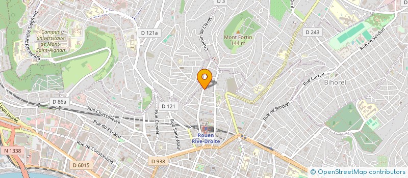 localisation de l'entreprise MONSIEUR WENYU ZHANG à ROUEN