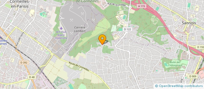 localisation de l'entreprise MONSIEUR WENZHENG XU  ARGENTEUIL