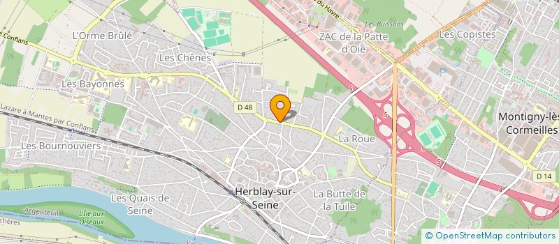 localisation de l'entreprise MONSIEUR WERBESON ZULIANI NASCENTE  HERBLAY-SUR-SEINE