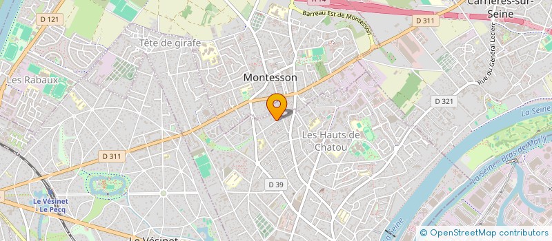 localisation de l'entreprise MONSIEUR WERNER BRITS  CHATOU