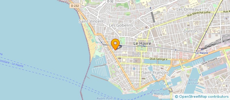 localisation de l'entreprise MONSIEUR WERNER HEBERT  LE HAVRE