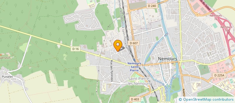 localisation de l'entreprise MONSIEUR WERNER LATOURNALD à SAINT-PIERRE-LES-NEMOURS