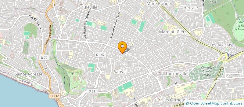 localisation de l'entreprise MONSIEUR WERNER LE DOARE à LE HAVRE