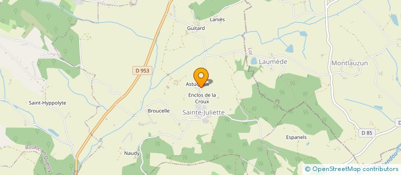 localisation de l'entreprise MONSIEUR WERNER LINDERS  SAINTE-JULIETTE