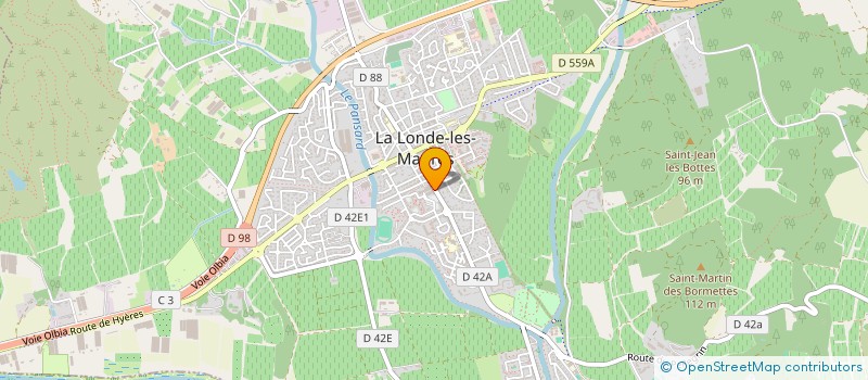 localisation de l'entreprise MONSIEUR WERNER STRINZ  LA LONDE-LES-MAURES