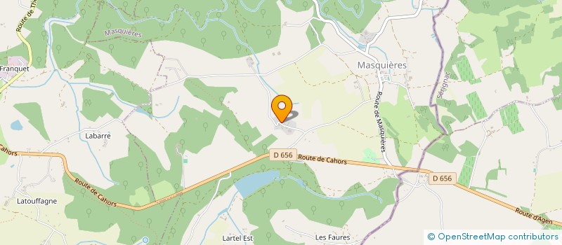 localisation de l'entreprise MONSIEUR WERNER WAUTERS  MASQUIERES