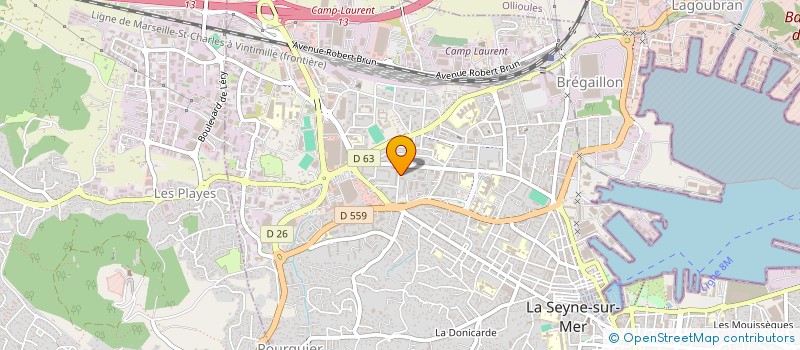 localisation de l'entreprise MONSIEUR WERRAD SEKRANE à LA SEYNE-SUR-MER
