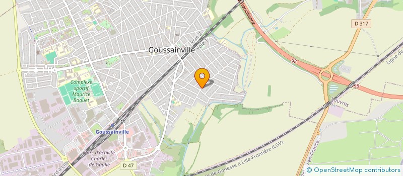 localisation de l'entreprise MONSIEUR WESLEY BOETA REIS  GOUSSAINVILLE