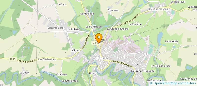 localisation de l'entreprise MONSIEUR WESLEY BURTON  BOUSSAC-BOURG