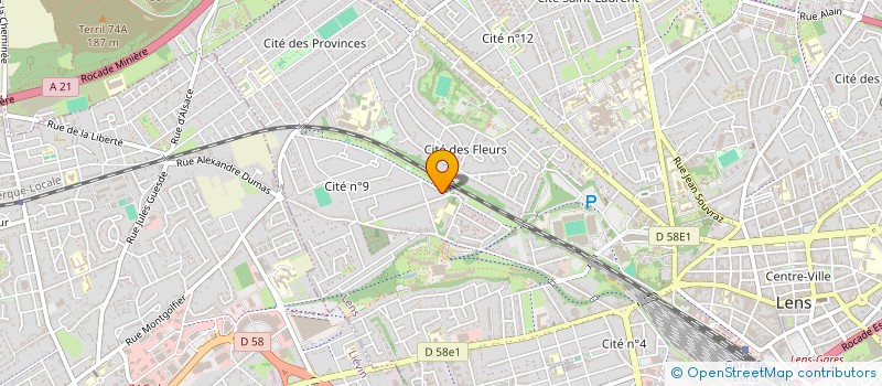 localisation de l'entreprise MONSIEUR WESLEY CENDRE  LENS