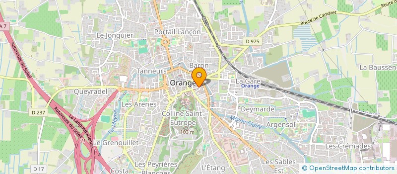 localisation de l'entreprise MONSIEUR WESLEY CHAUDESSAIGUES  ORANGE