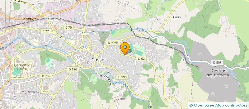 localisation de l'entreprise MONSIEUR WESLEY DEPOORTERE à CUSSET