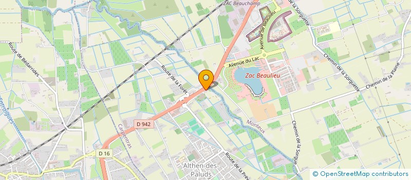 localisation de l'entreprise MONSIEUR WESLEY DIAZ  ALTHEN-DES-PALUDS