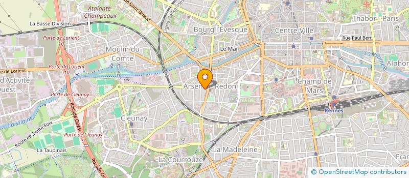 localisation de l'entreprise MONSIEUR WESLEY EUGENE  RENNES