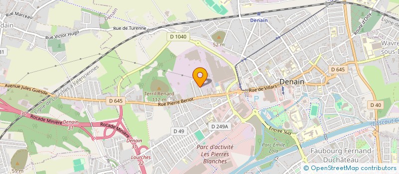 localisation de l'entreprise MONSIEUR WESLEY EVEN  DENAIN