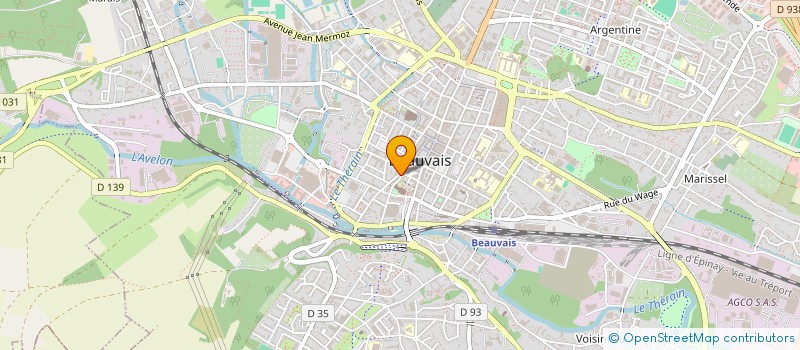 localisation de l'entreprise MONSIEUR WESLEY HEUGEBAERT  BEAUVAIS