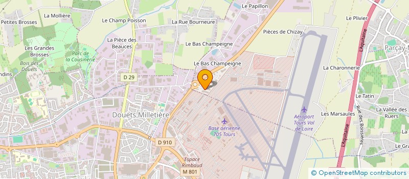 localisation de l'entreprise MONSIEUR WESLEY HORTICA  PARCAY-MESLAY