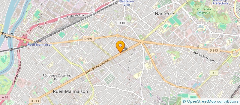 localisation de l'entreprise MONSIEUR WESLEY ISAAC  NANTERRE