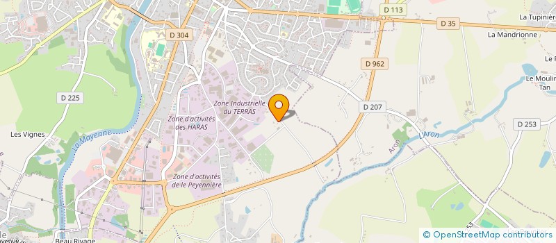 localisation de l'entreprise MONSIEUR WESLEY LE LUBOIS DE TREHERVE  MAYENNE