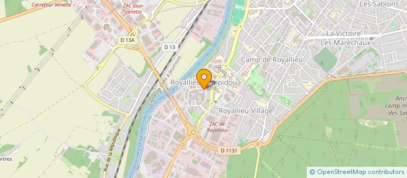 localisation de l'entreprise MONSIEUR WESLEY LEGRAND  COMPIEGNE