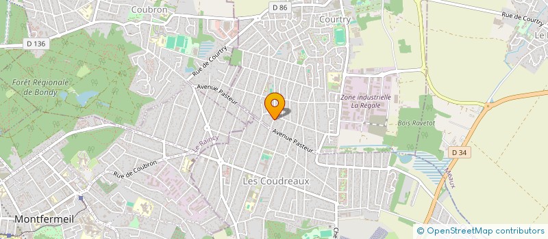 localisation de l'entreprise MONSIEUR WESLEY MAILLARD à COURTRY