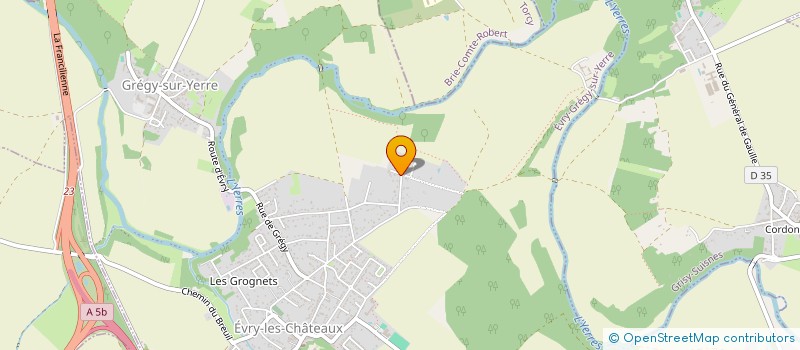 localisation de l'entreprise MONSIEUR WESLEY MAOLE  EVRY-GREGY-SUR-YERRE