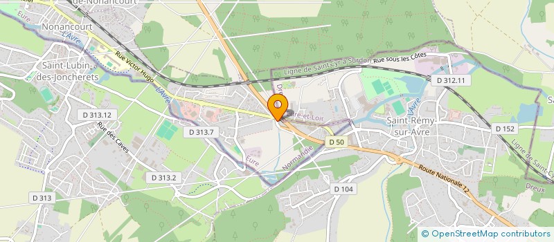 localisation de l'entreprise MONSIEUR WESLEY MIRAUX  NONANCOURT